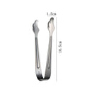 Axyaa Stainless Steel Wing Mini Ice Tongs Kitchen Snack Clip