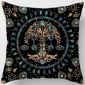 Axyaa Dark World Tree Print Pillow Cover - Home Decor Essential