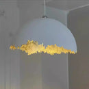 Axyaa Gold Pendant Light: European Minimalist Design for Bedroom Restaurant Art Decor
