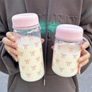Axyaa Bow Water Bottle With Straw 400/600ml Tumbler - BPA Free