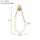 Axyaa Glass Ball Wall Lamp Cream - Modern Minimalist Bedroom Beads Decoration