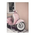 Axyaa Paris Tower Rose Flowers Motorbike Architecture Canvas Wall Art Nordic Poster