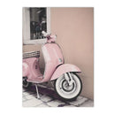 Axyaa Paris Tower Rose Flowers Motorbike Architecture Canvas Wall Art Nordic Poster
