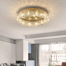 Axyaa Crystal LED Ceiling Chandelier, Modern Gold/Silver Light for Living Room, Bedroom, Hotel Hall