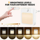 Axyaa LED Motion Sensor Night Light for Bedroom EU Plug Table Lamp