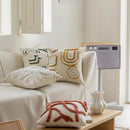Axyaa Nordic Chenille Embroidery Tufted Cushion Cover for Sofa