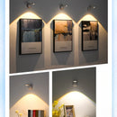 Axyaa Smart Motion Sensor Wall Light for Art, Rechargeable LED Spotlight, Dimmable Lighting
