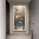 Axyaa Lotus Flower LED Wall Lamp: Modern Luxury Entrance Decoration