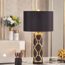 Axyaa Nordic Ceramic Table Lamp: Elegant Luxury Bedroom Home Decor Lighting