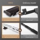 Axyaa Aluminum Sliding Pants Rack - Wall-mounted Wardrobe Organizer & Drying Holder