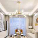 Axyaa Modern Living Room Chandeliers LED Ceiling Lamp Hanging Lights Indoor Lighting