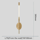 Axyaa Nordic Copper Sconce Wall Lamp Vintage Bedroom LED Wall Light