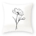Axyaa Flower Print Sofa Pillow Cover for Decor, Car Seat, and Cute Decor Display