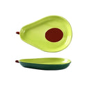 Axyaa Avocado Ceramic Salad Soup Bowl Snack Plate Kitchen Utensil