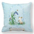 Axyaa Easter Bunny Egg Floral Print Pillowcase