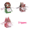 Axyaa 3D Swan Mermaid Christmas New Year Greeting Cards Decor Gift