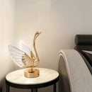 Axyaa LED Swan Table Lamp for Modern Home Decor