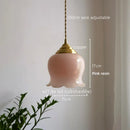 Axyaa Glass Copper Led Pendant Light - Nordic Modern Home Decor Lighting