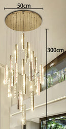 Axyaa Crystal Chandeliers Indoor LED Ceiling Light for Living Room