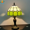 Nordic Plaid Table Lamp Axyaa Collection: Chic Modern Glass Lighting for Bedside Study