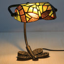 Axyaa Dragonfly Tiffany Glass Table Lamp - Baroque Style Bedroom Lighting