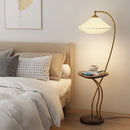 Axyaa Japanese Cloth Floor Lamp LED Warm Light Integrated Body Integration