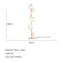 Axyaa Lava Glass Sofa Floor Lamp for Elegant Living Room Décor