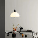 Cream Glass Medieval French Pendant Light by Axyaa for Living Room and Bedroom