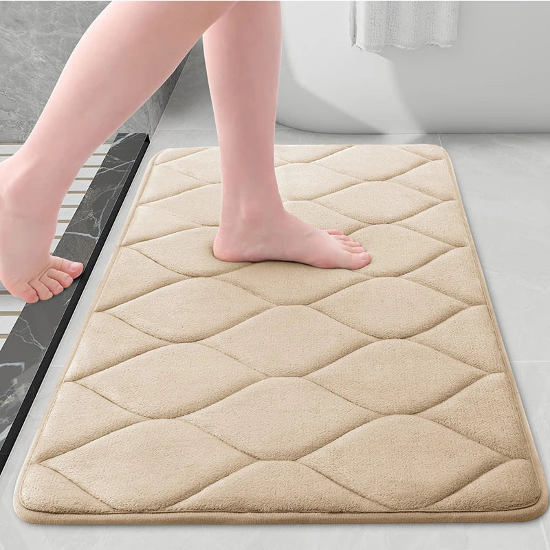Axyaa Memory Foam Bathroom Mat Set