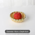 Axyaa Handmade Pastoral Fruit Snack Basket: Durable Storage with Exquisite Drainage