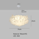 Axyaa Petals LED Ceiling Lamp - Romantic Nordic Italian Design for Modern Bedroom