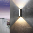 Axyaa 12W LED Wall Lights Indoor Outdoor IP65 Up Down Aluminum Waterproof Lamps for Bedroom Garden