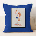 Axyaa Line Art Coffee Cushion Cover for Home & Car Decor