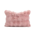 Axyaa Faux Rabbit Fur Pillow Cover for Sofa, Bed, or Chair - Soft, Fluffy, Decorative