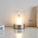 Axyaa Rechargeable LED Candle Night Light for Atmosphere, Wedding, Church, Birthday