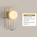 Axyaa Indoor LED Wall Lamps Black Gold Nordic G9 Light Bulb Fixtures Corridor Lighting