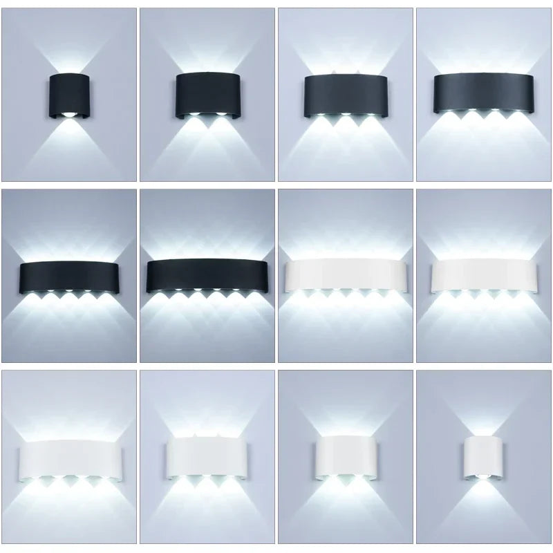 Axyaa Nordic Outdoor LED Wall Lamp for Modern Home Lighting