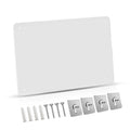 Axyaa Metal Magnetic Bulletin Board for Home Display Souvenirs, Photos & Notes