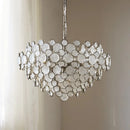 Axyaa Glass LED Chandelier: Modern Luxury Pendant Lights for Living, Dining, Bedroom.