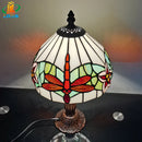 Axyaa Nordic Dragonfly Tiffany Style Desk Lamp for Home Decor