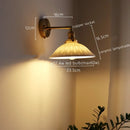 Axyaa Ceramic Copper LED Wall Lamp Nordic Modern Wandlamp Applique Da Parete