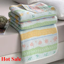 Axyaa Cotton Six-Layer Yarn Towel Quilt Blanket