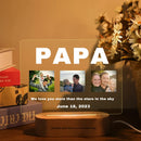 Axyaa Custom 3D Acrylic Photo Lamp LED Night Light for Loved Ones & Events.