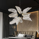 Axyaa Luxury Leaf Petal Chandelier Pendant Light for Home Living Room Restaurant Decor