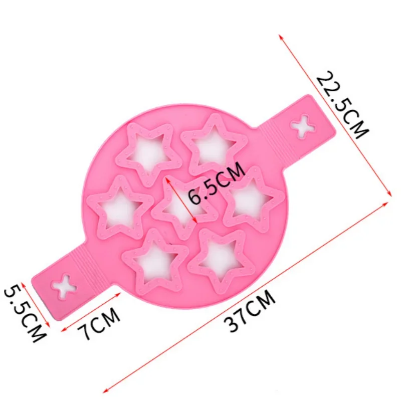 Axyaa Silicone Egg Frying Mold Nonstick Pancake Maker Kitchen Tool