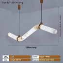 Axyaa Marble Pendant Light: Elegant Indoor Ceiling Chandelier for Living, Bedroom, Dining Room
