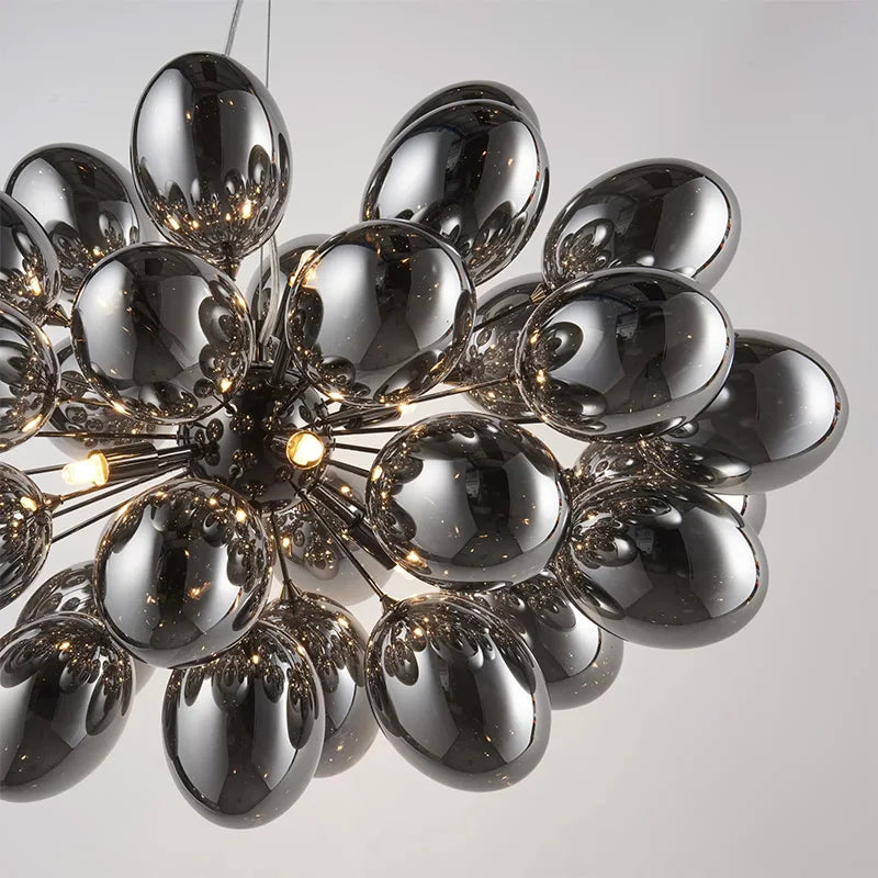 Axyaa Elegant Grape Glass Chandelier for Luxury Home Decor