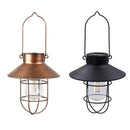 Axya Retro Solar LED Oil Lamp: Portable Flickering Flameless Lantern for Outdoor Decor