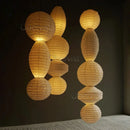 Axyaa Noguchi Style Paper Art Chandelier for Living Room, Bedroom, Study