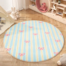 Axyaa Round Bedside Fluffy Soft Carpet, High Quality Dressing Table Rug